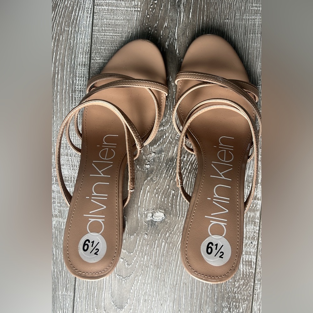 Nude Calvin Klein Sandals